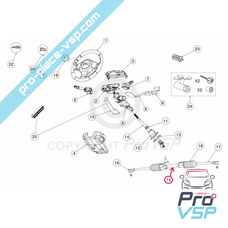 Steering rack