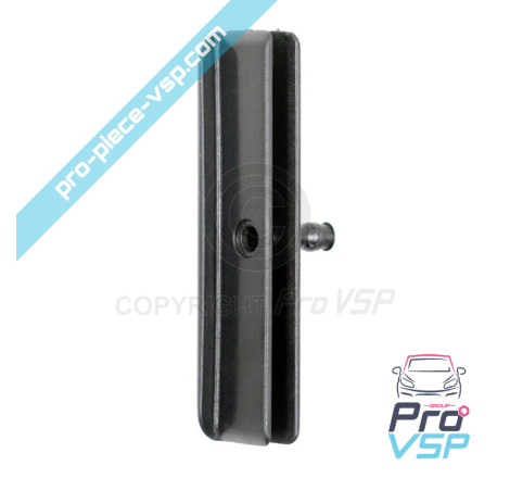 Door glass guide clip