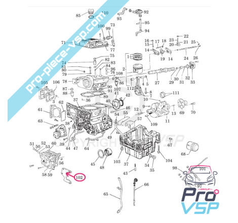 Soporte alternador