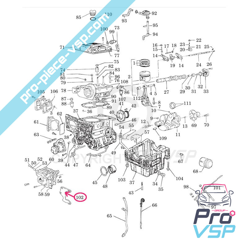 Soporte alternador