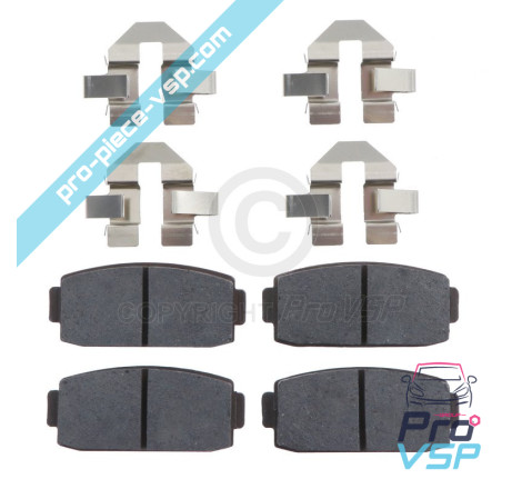 Rear brake pads