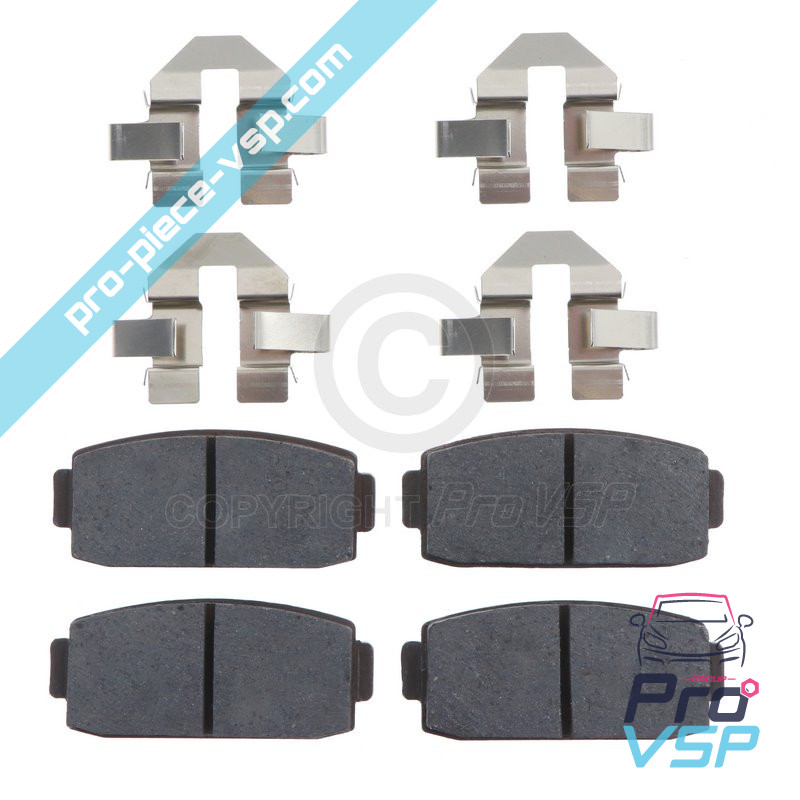 Rear brake pads