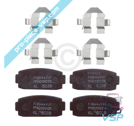 Rear brake pads