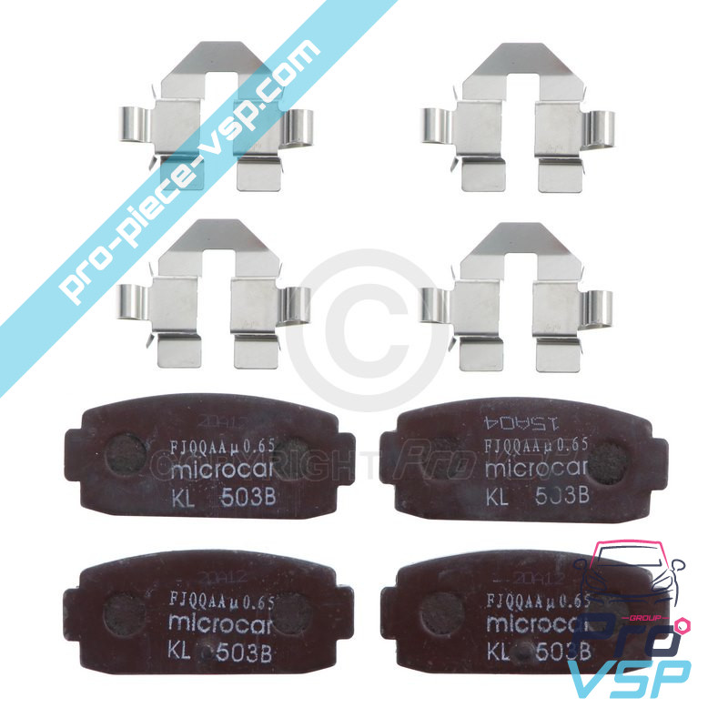 Rear brake pads