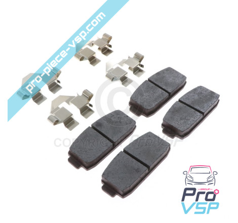 Rear brake pads