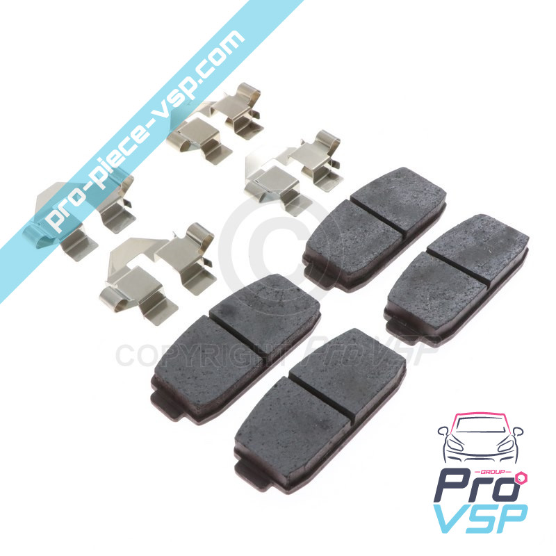 Rear brake pads