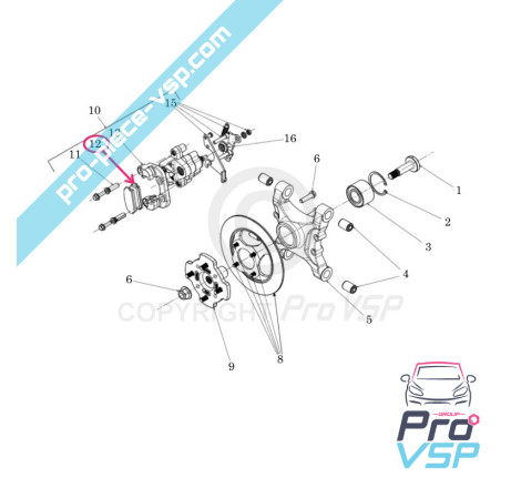 Original rear brake pads