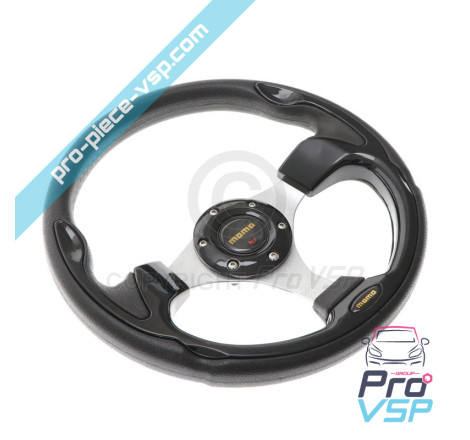 Black tuning steering wheel