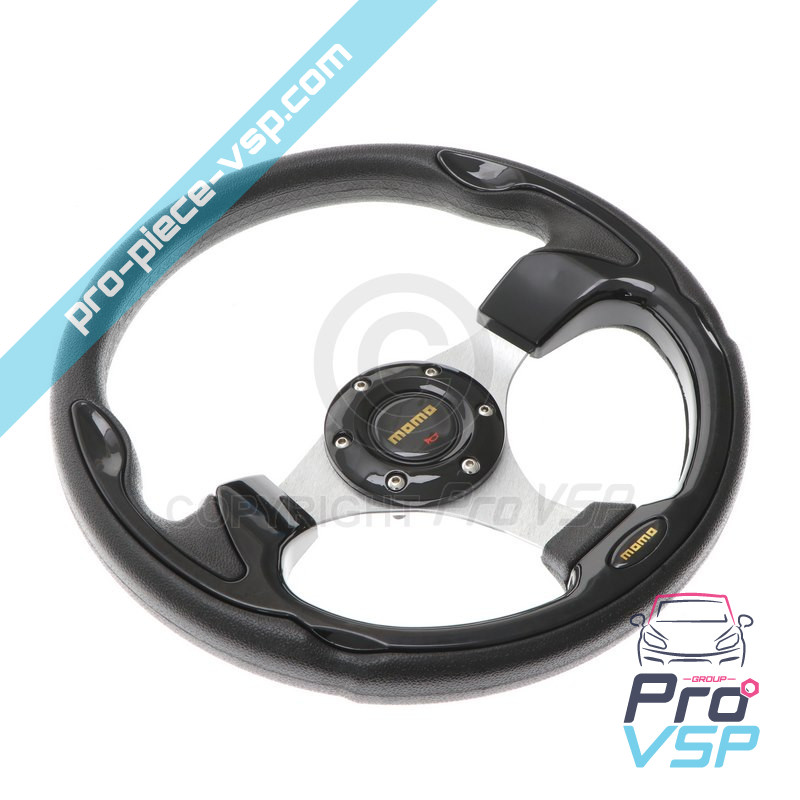 Black tuning steering wheel