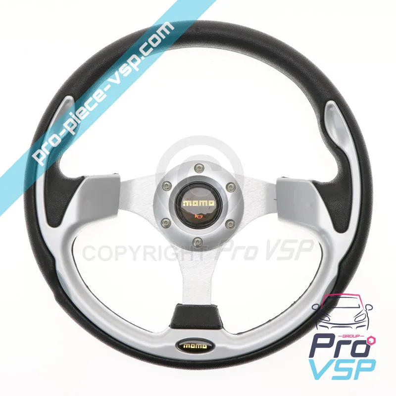 Gray tuning steering wheel