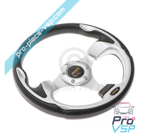 Gray tuning steering wheel