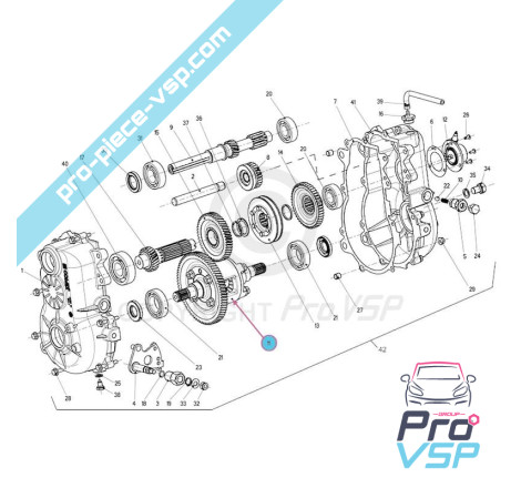 Differential 1/8