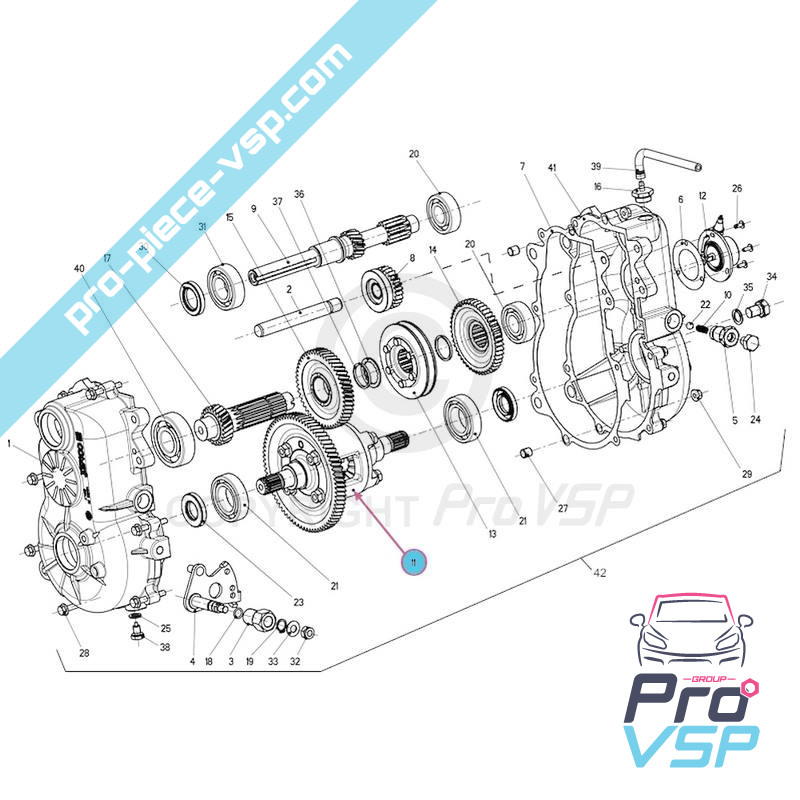 Differential 1/8