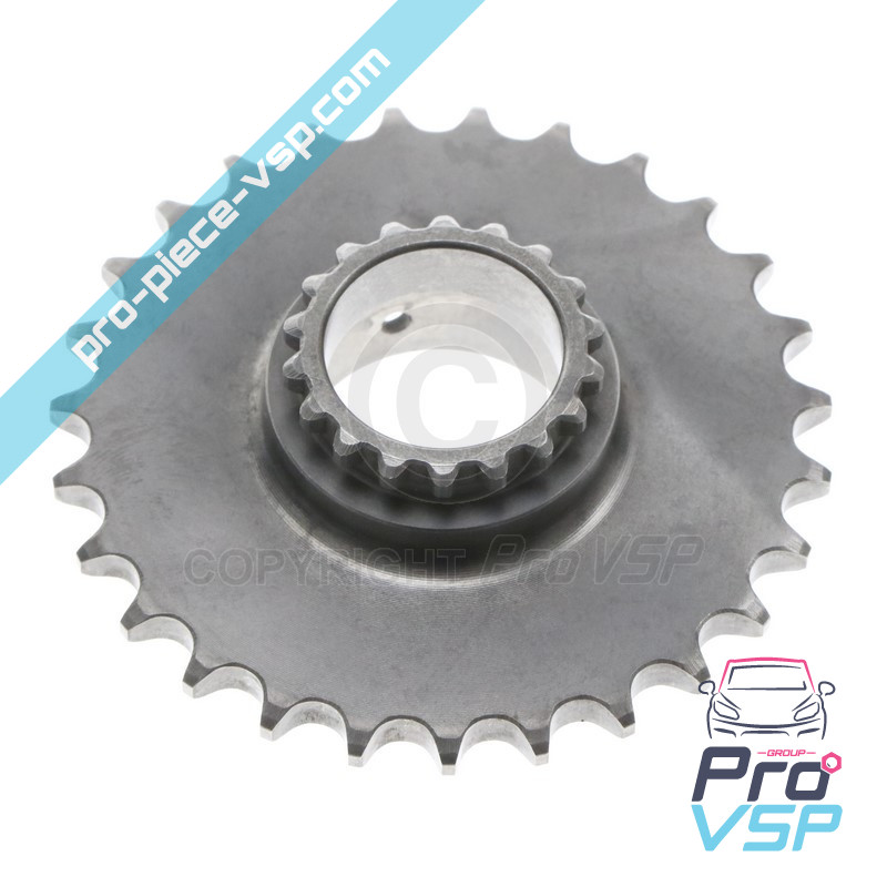Reverse chain gear