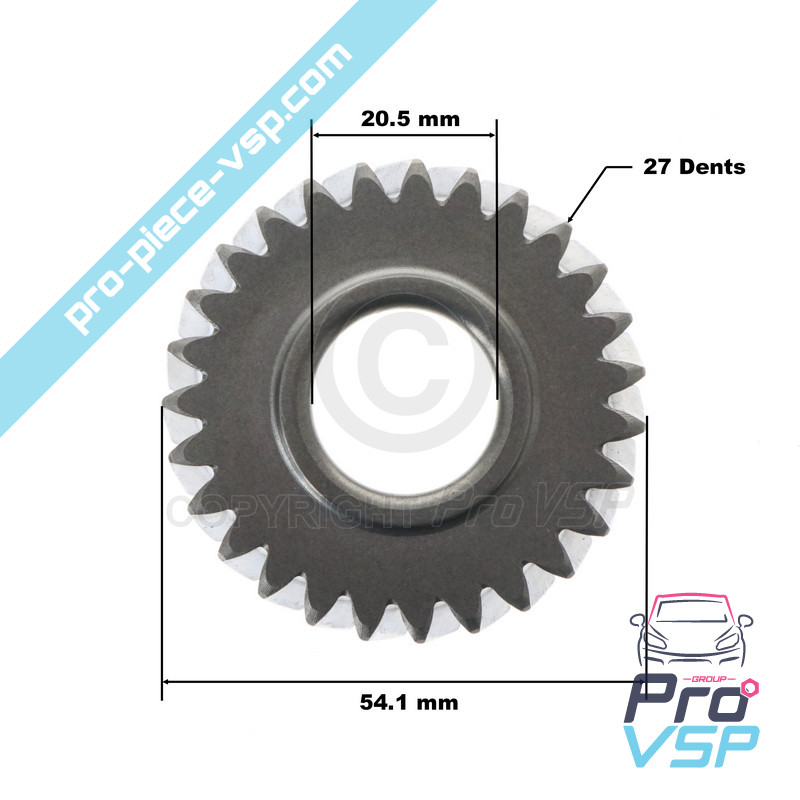 Intermediate shaft sprocket