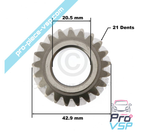 Intermediate shaft sprocket