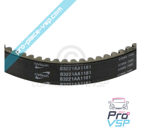 Dimmer belt