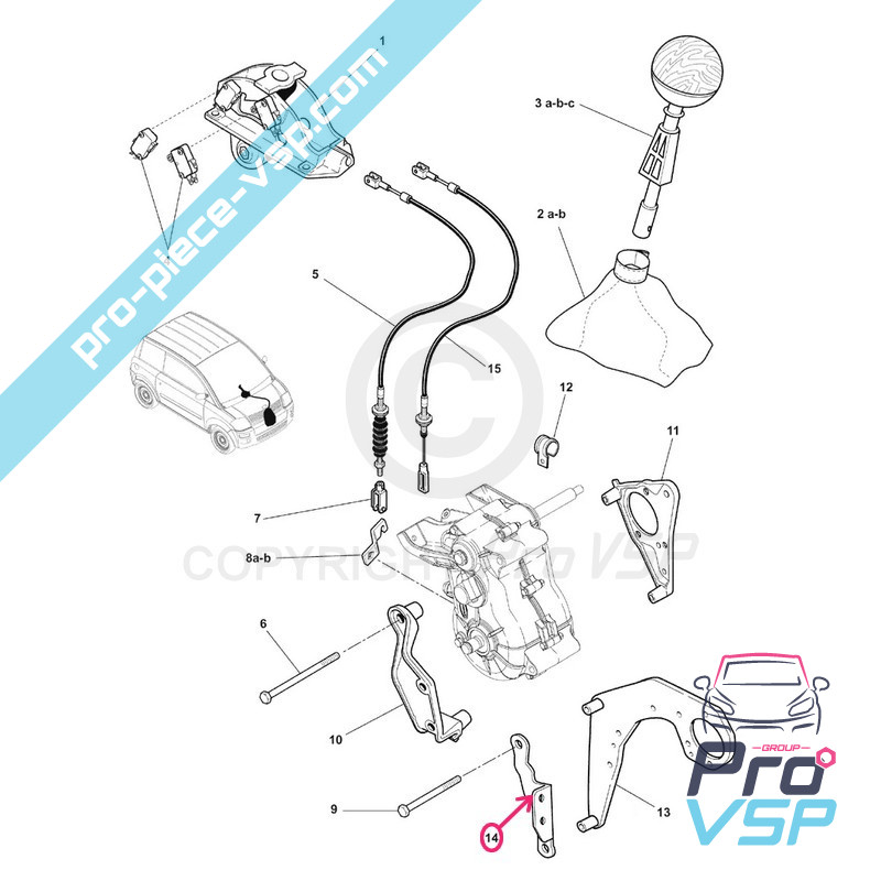 Engine link support / box