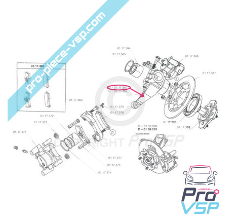 Left hub holder