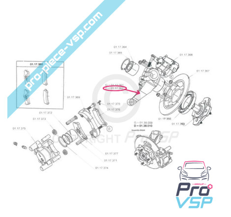 Right hub holder