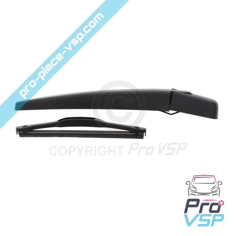 Rear wiper arm adaptable for Aixam