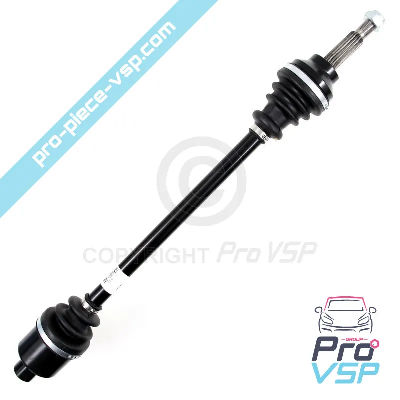 Rear cardan derecho