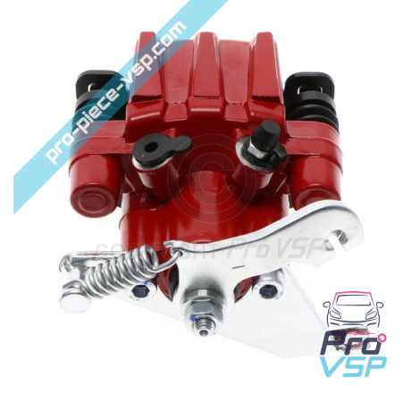 Red Left Rear Brake Clear