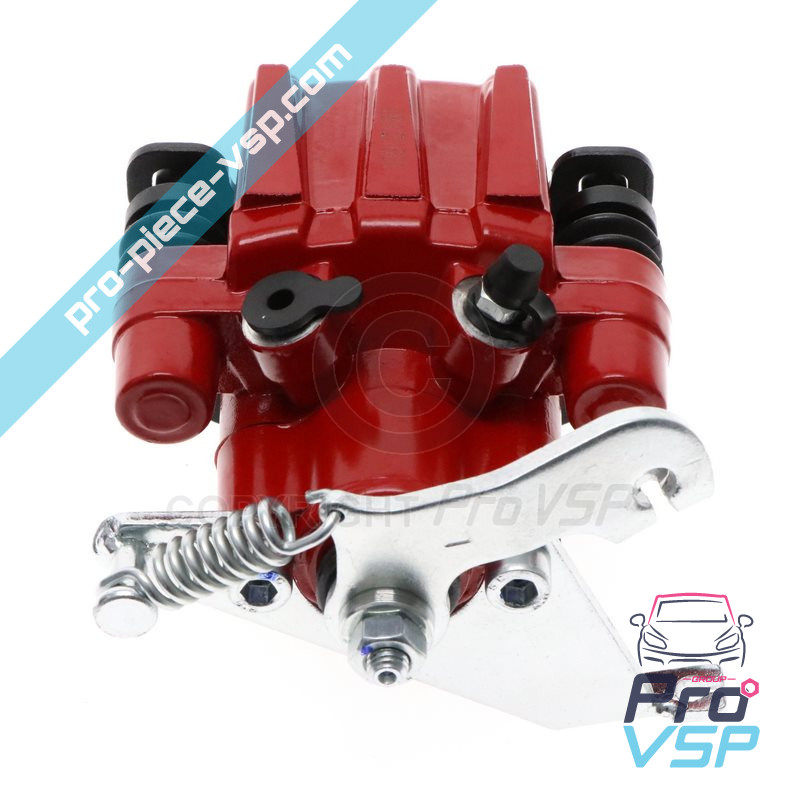 Red Left Rear Brake Clear