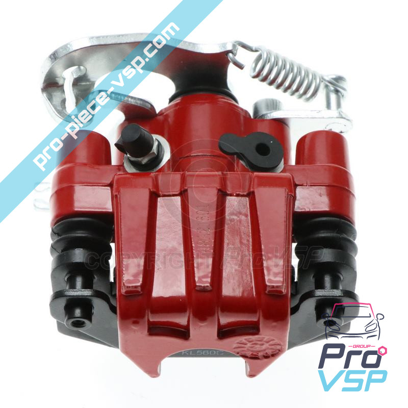 Red Left Rear Brake Clear