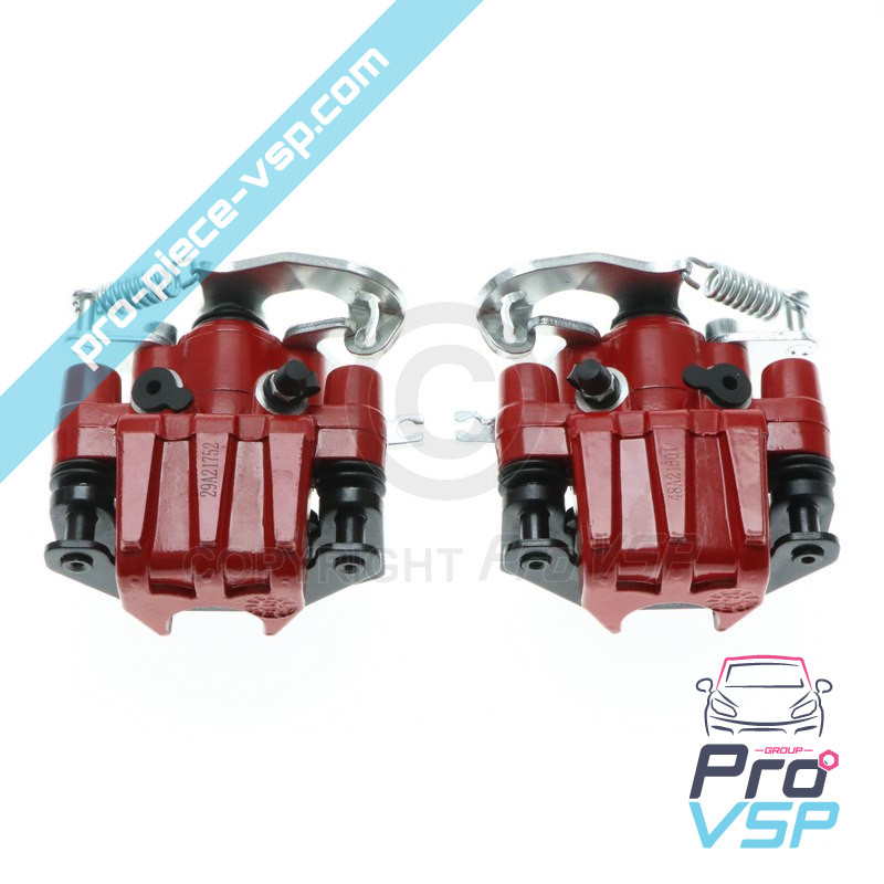 Red rear brake caliper kit