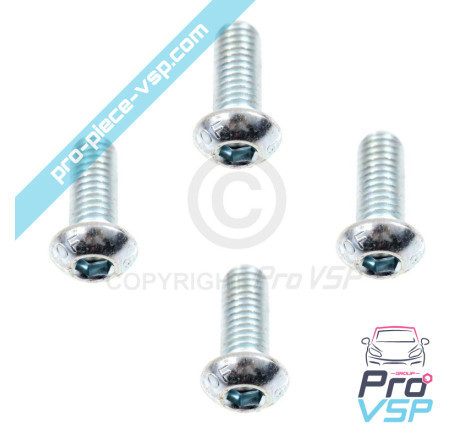 Brake disc fixation set