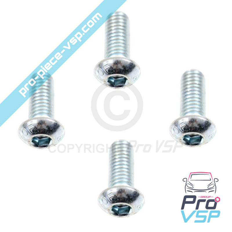 Brake disc fixation set