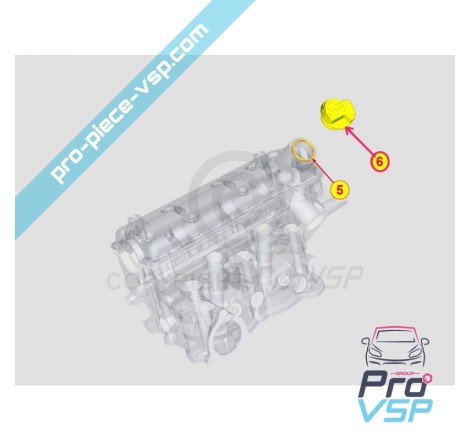 Engine fill cap Lombardini DCI 492
