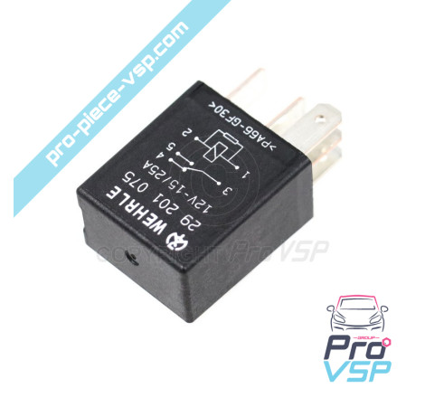 5-pin relay 12V 15A-25a