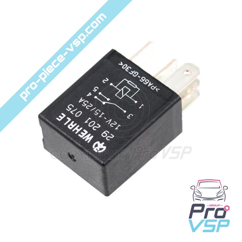 5 Pin Relais 12V 15A-25A