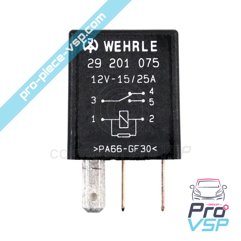 5 Pin Relais 12V 15A-25A