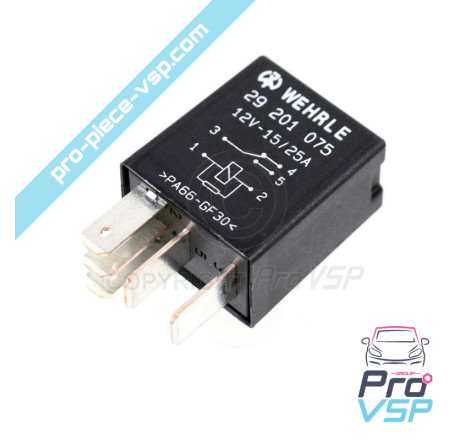 5 Pin Relais 12V 15A-25A