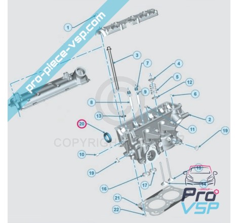 Joint spi culasse lombardini dci