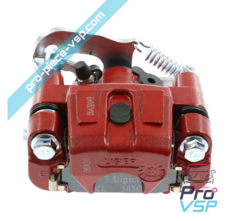 Red left brake brake caliper