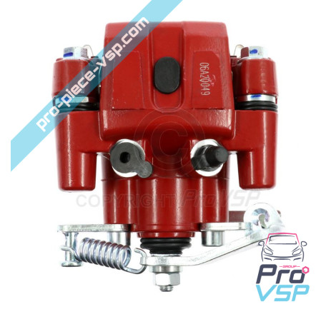 Red left brake brake caliper