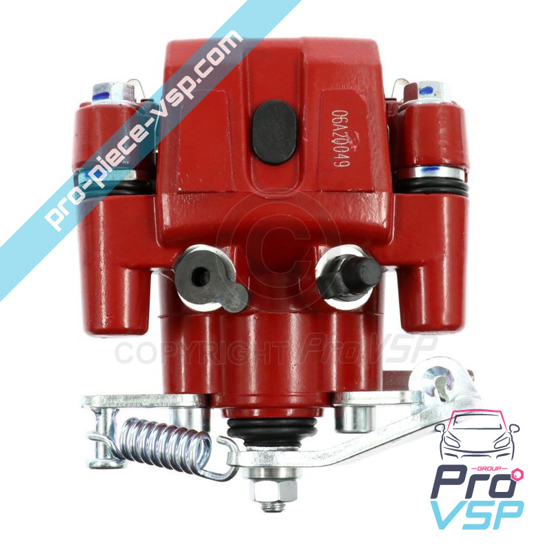 Red left brake brake caliper
