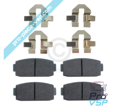 Rear brake pads