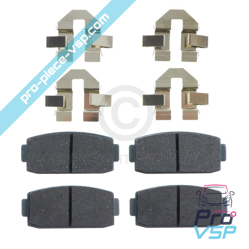 Rear brake pads