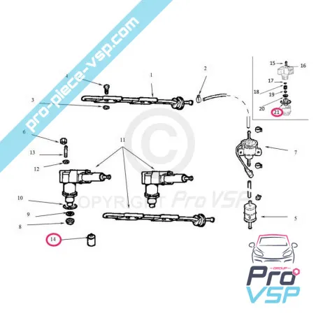Lombardini engine injector nose focs progress from 1994