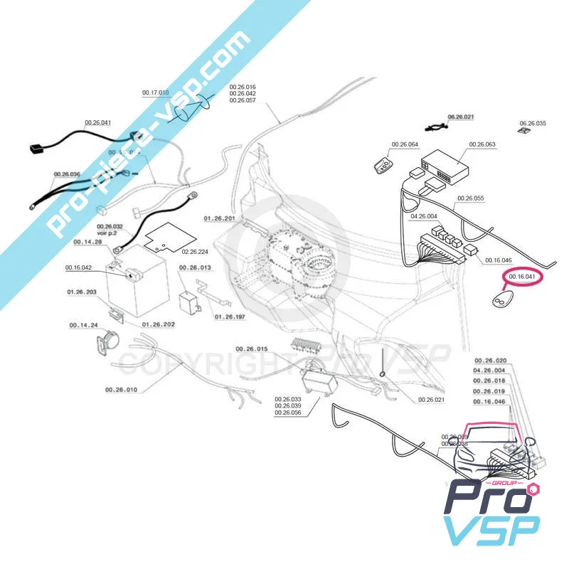 Centralization remote control 2 buttons for chatenet