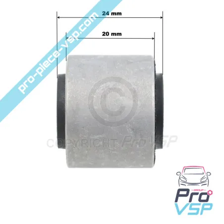 Silent bloc de triangle pour jdm titane albizia et abaca