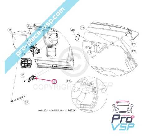 Serrure de hayon origine pour Chatenet Microcar Jdm