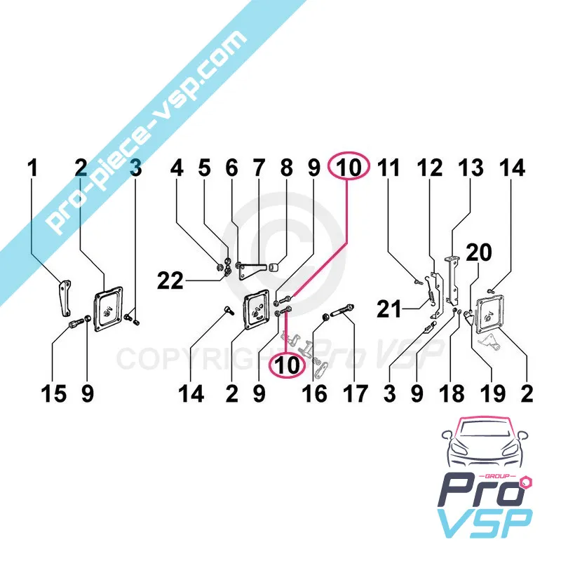 Parafuso de lento do motor Lombardini 6LD325