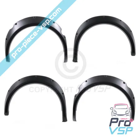 Adaptable wing extension kit for Aixam