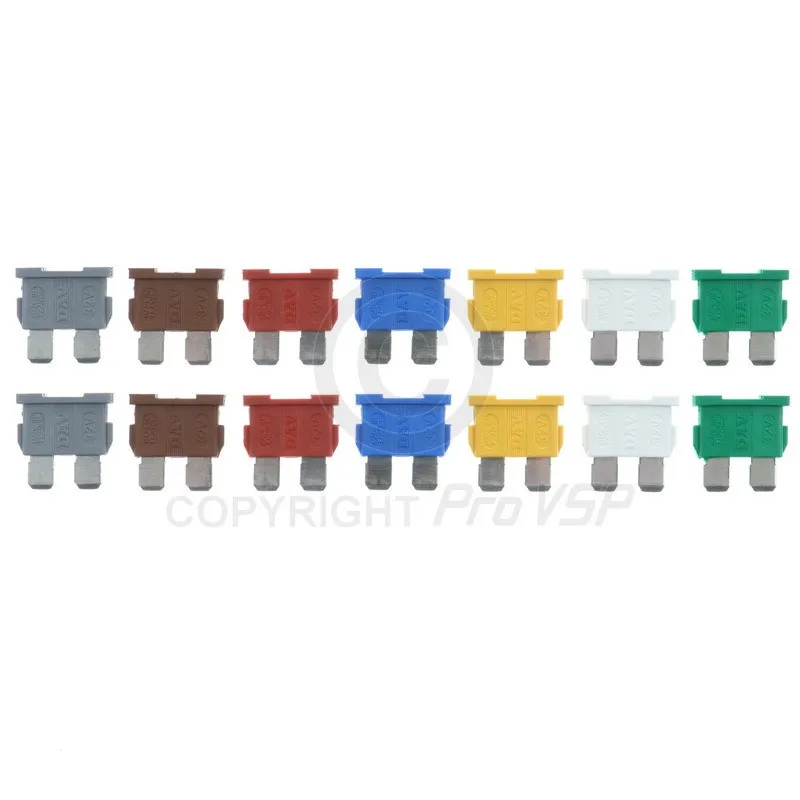 Assortment of 14 fuses